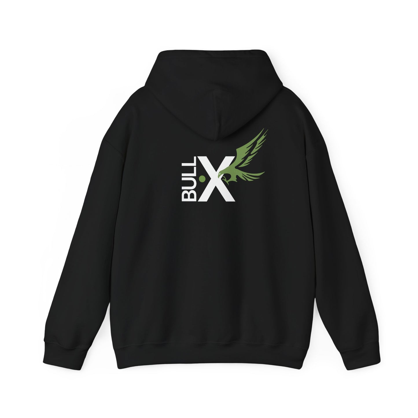 Stylish Unisex Hoodie with Bull X Design, Cozy Sweatshirt for Casual Outings, Perfect Gift for Friends, Trendy Apparel for All Occasions