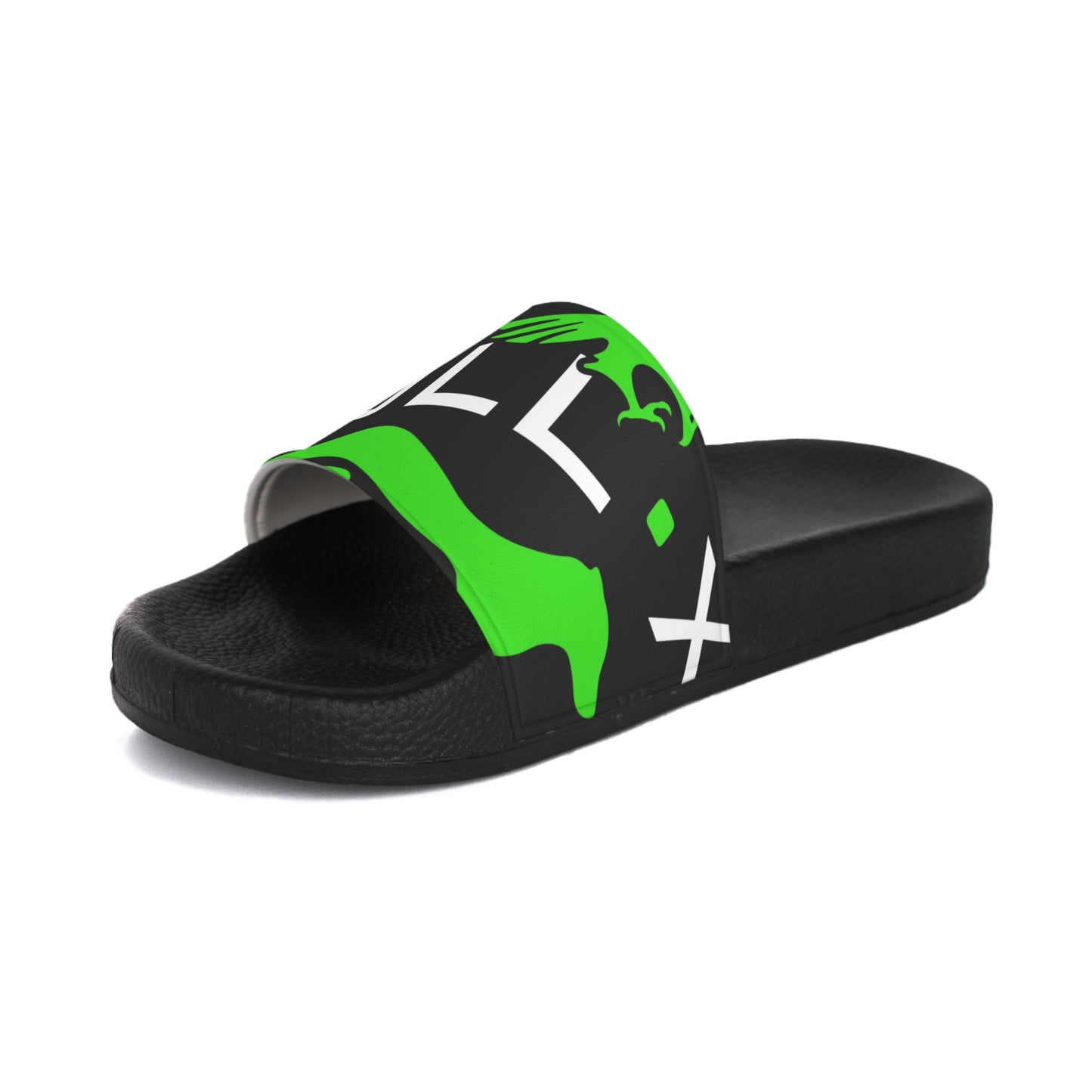 Bold Men's Slide Sandals, Summer Footwear, Casual Comfort, Poolside Style, Vacation Essentials, Party Accessories