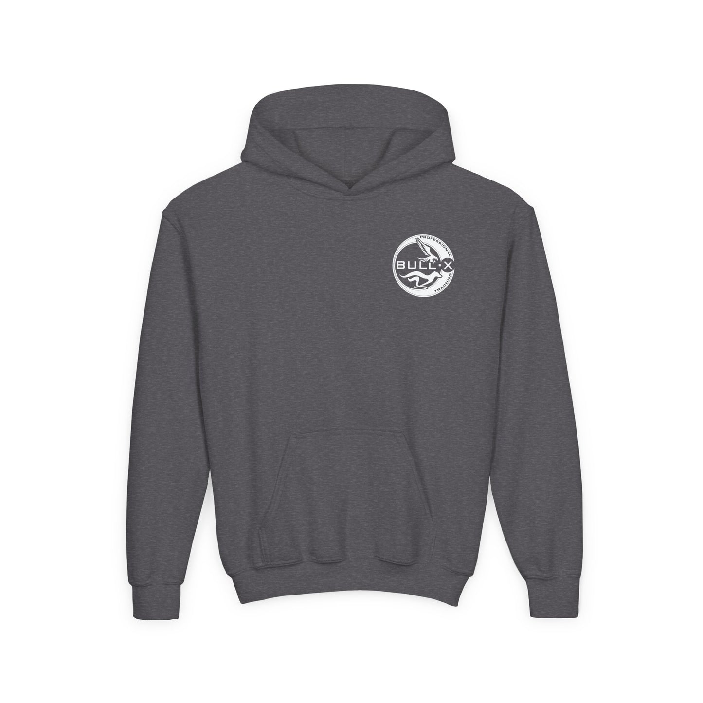 Bull-X Youth Heavy Blend Hoodie | Professional Training Sweatshirt, Sportswear, Gift for Athletes, Casual Wear, Team Uniform