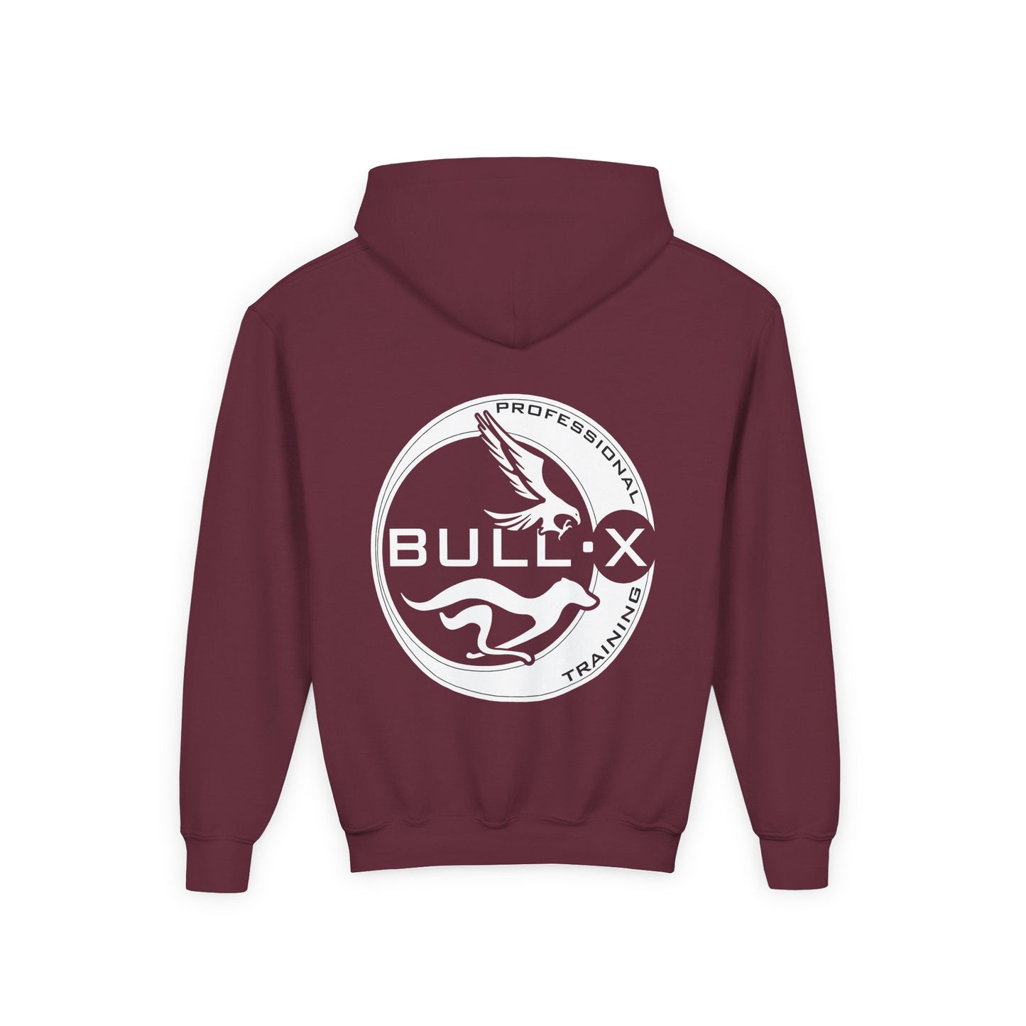 Bull-X Youth Heavy Blend Hoodie | Professional Training Sweatshirt, Sportswear, Gift for Athletes, Casual Wear, Team Uniform