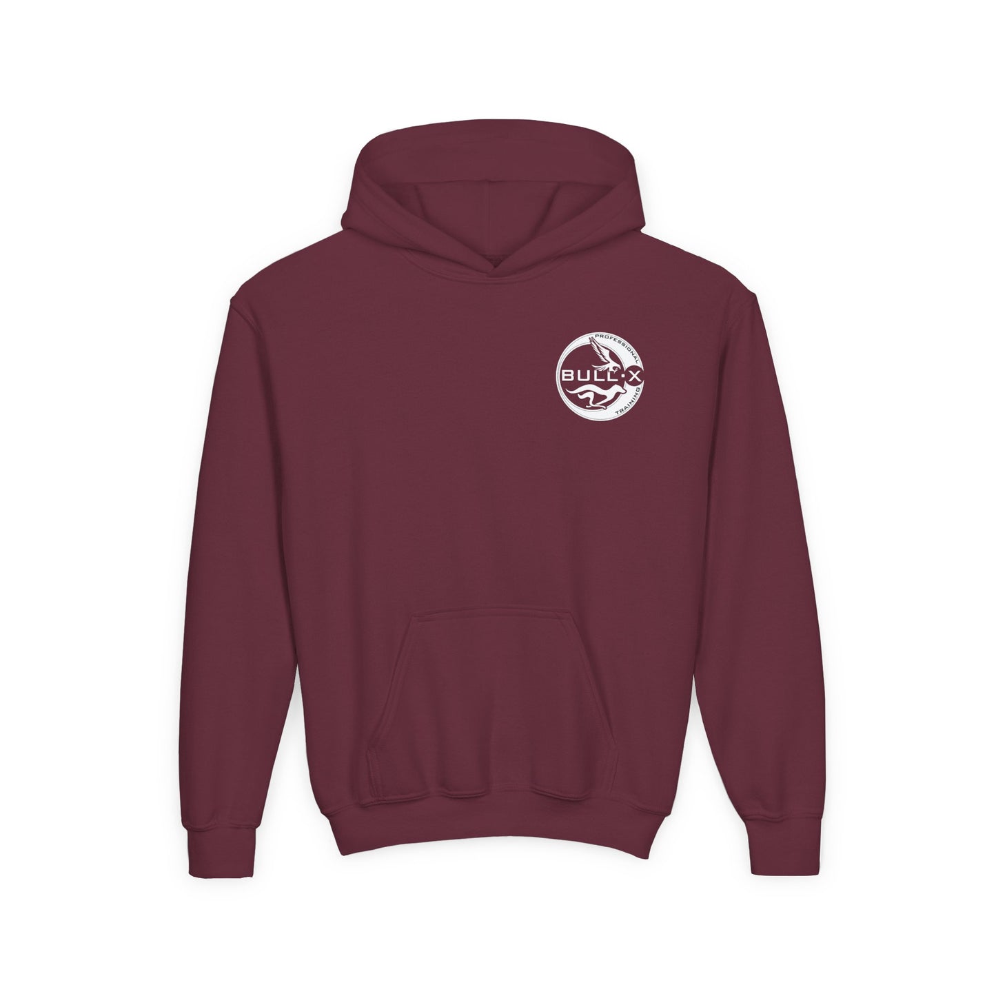 Bull-X Youth Heavy Blend Hoodie | Professional Training Sweatshirt, Sportswear, Gift for Athletes, Casual Wear, Team Uniform