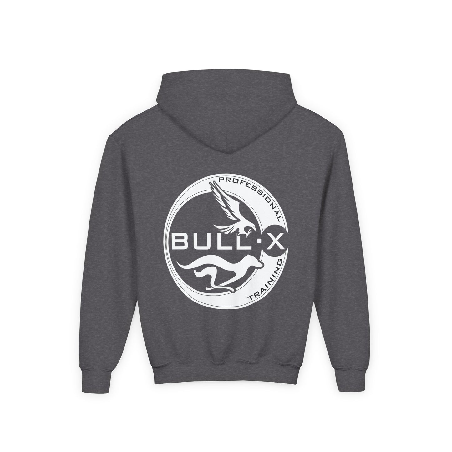 Bull-X Youth Heavy Blend Hoodie | Professional Training Sweatshirt, Sportswear, Gift for Athletes, Casual Wear, Team Uniform