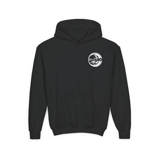 Bull-X Youth Heavy Blend Hoodie | Professional Training Sweatshirt, Sportswear, Gift for Athletes, Casual Wear, Team Uniform