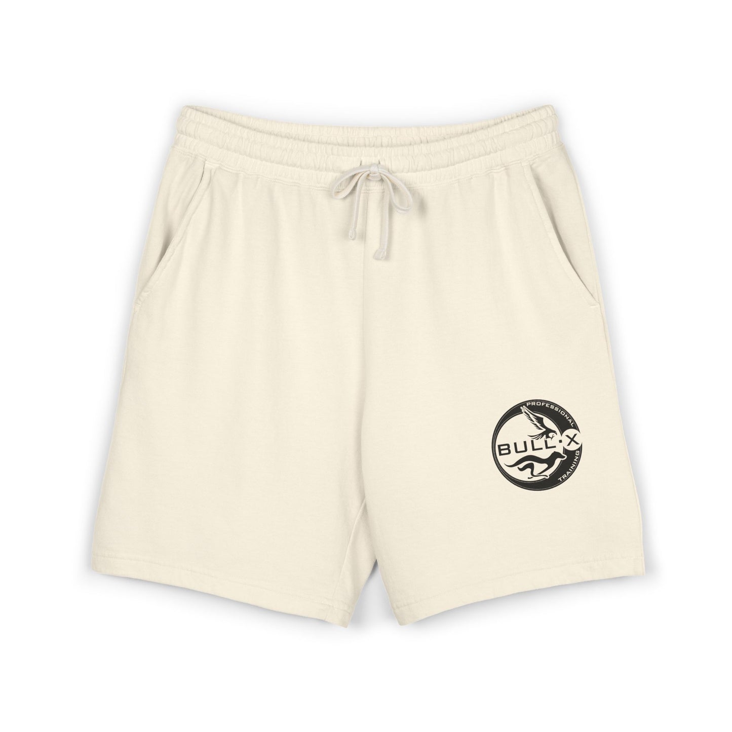 Bull-X Logo Fleece Sweat Shorts — Lightweight Garment-Dyed Comfort
