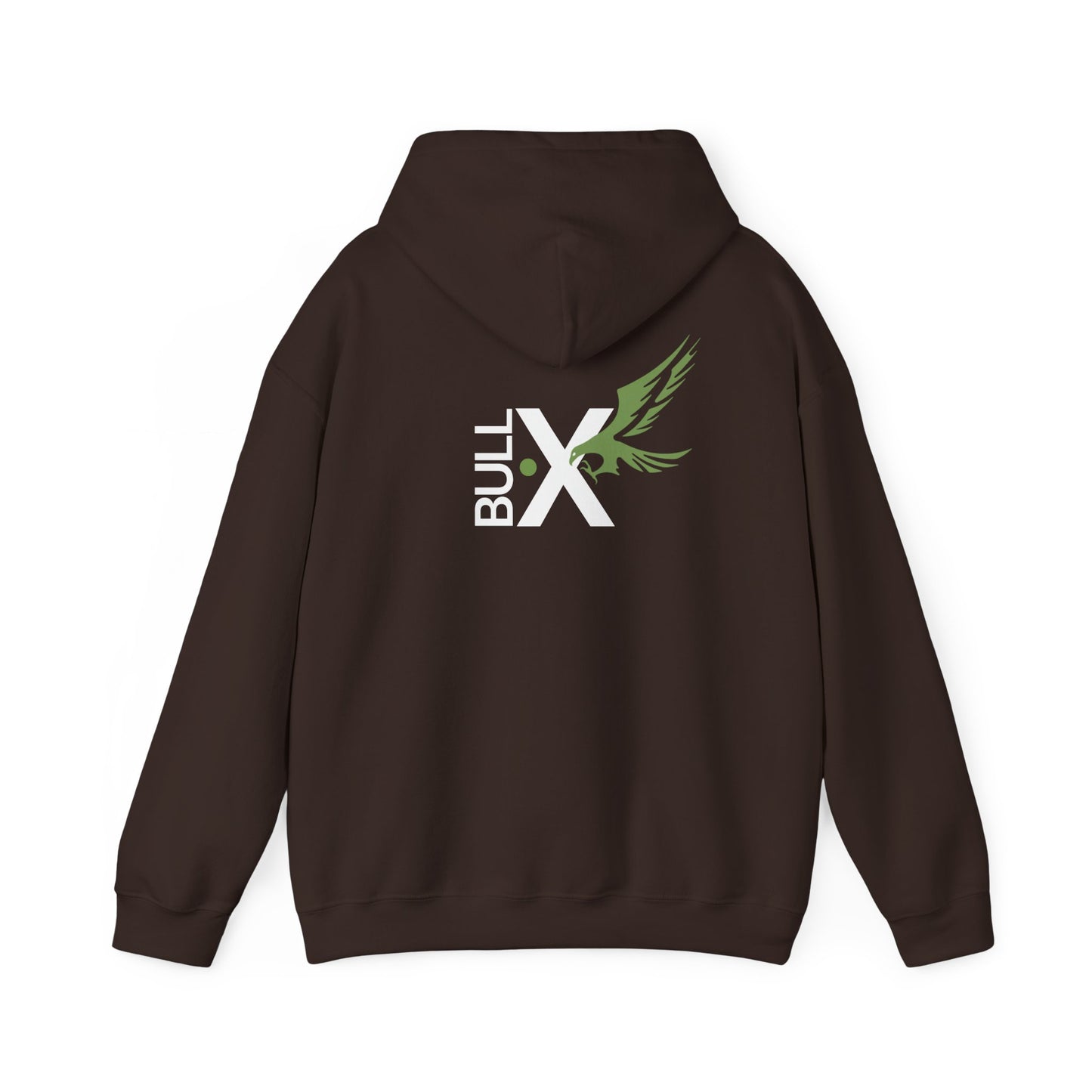 Stylish Unisex Hoodie with Bull X Design, Cozy Sweatshirt for Casual Outings, Perfect Gift for Friends, Trendy Apparel for All Occasions