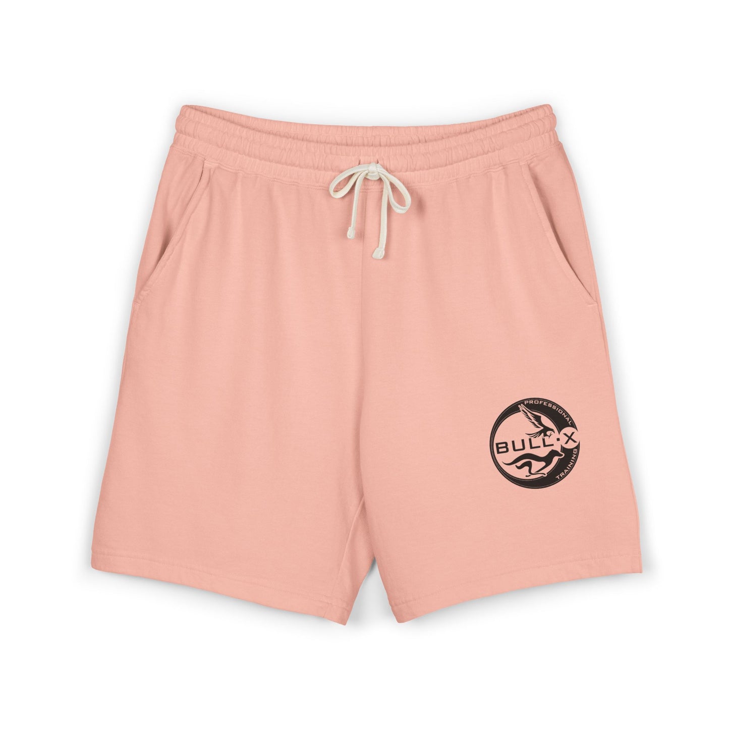 Bull-X Logo Fleece Sweat Shorts — Lightweight Garment-Dyed Comfort