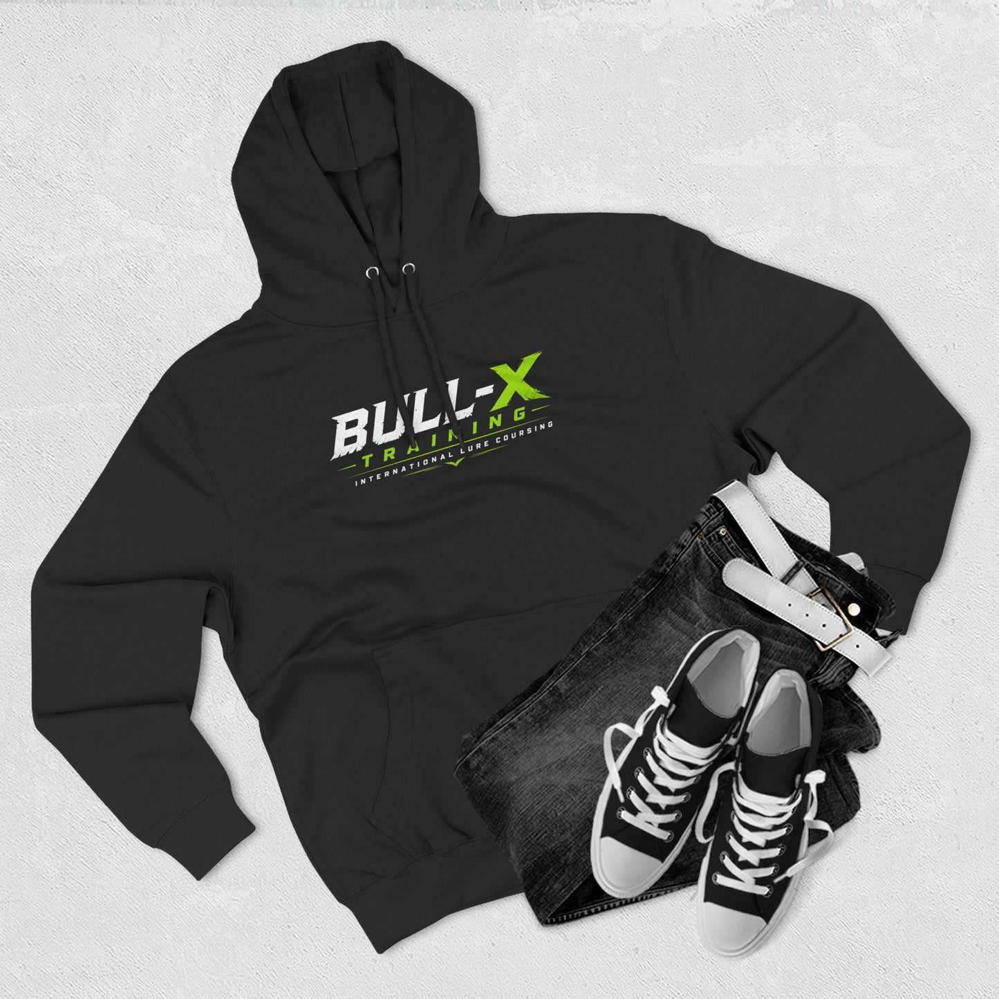 Bull-X Training Hoodie — Athletic Gym Fleece Pullover with Bull Logo