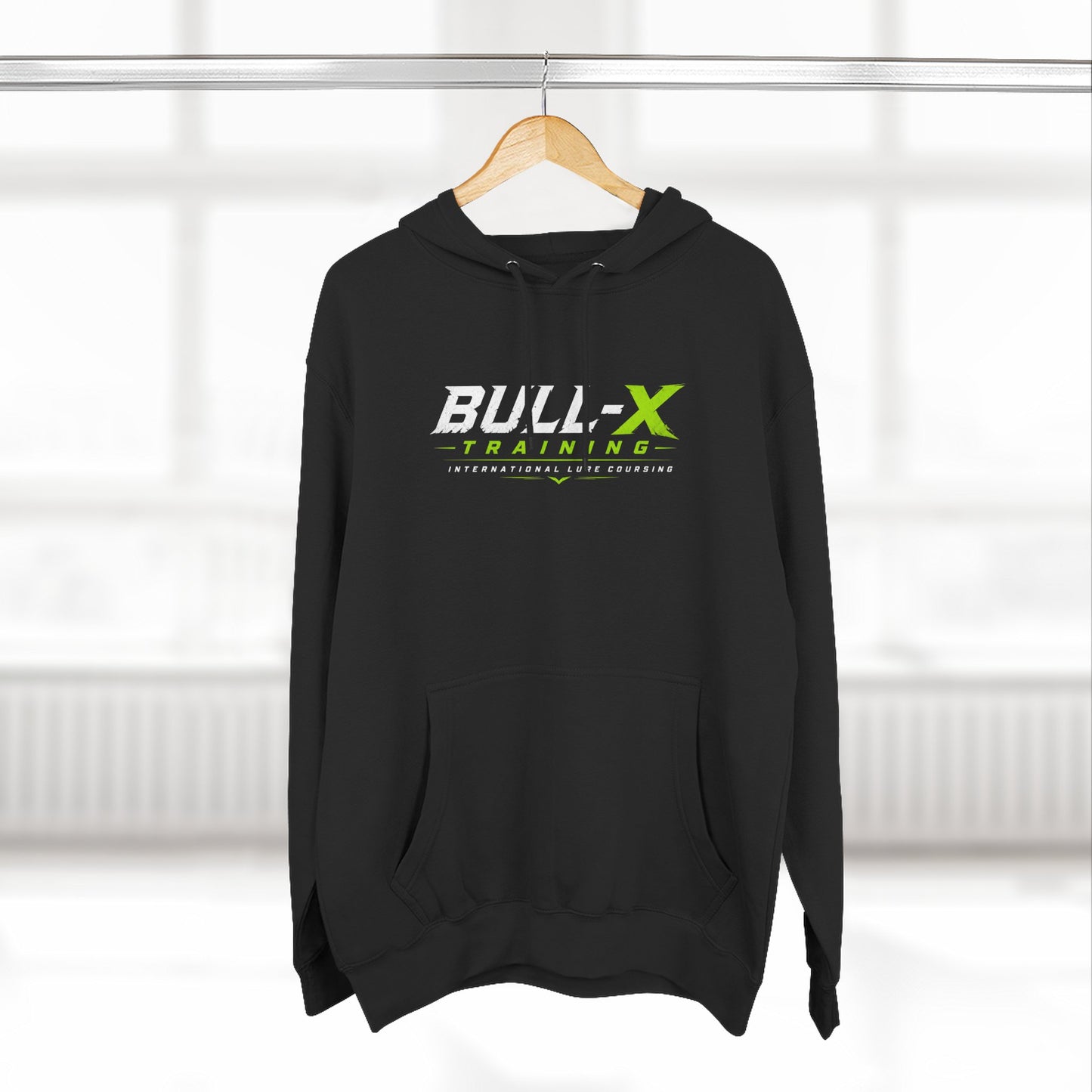 Bull-X Training Hoodie — Athletic Gym Fleece Pullover with Bull Logo